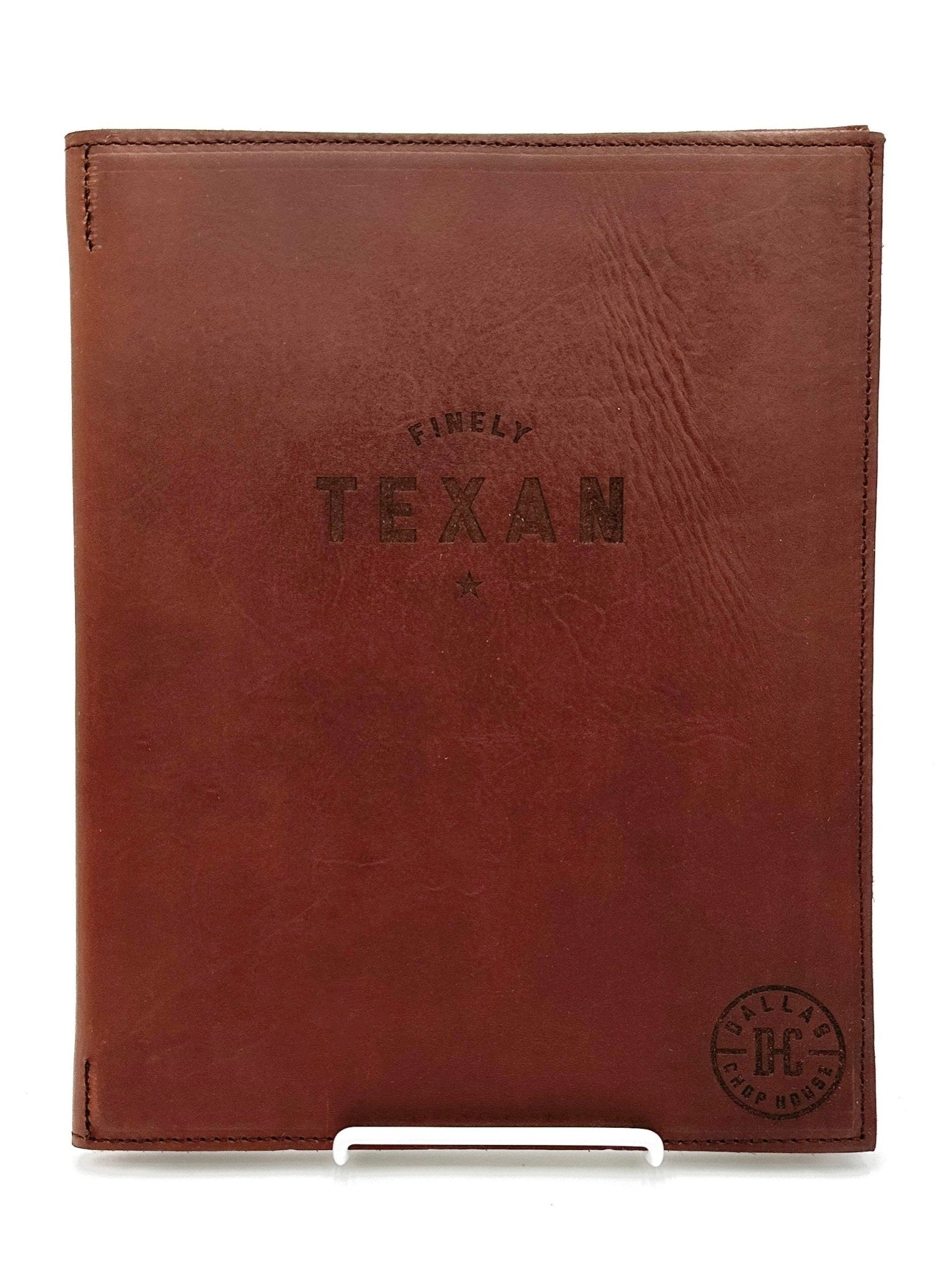 Stylish Leather Menu Book with Full Letter Inserts | Free