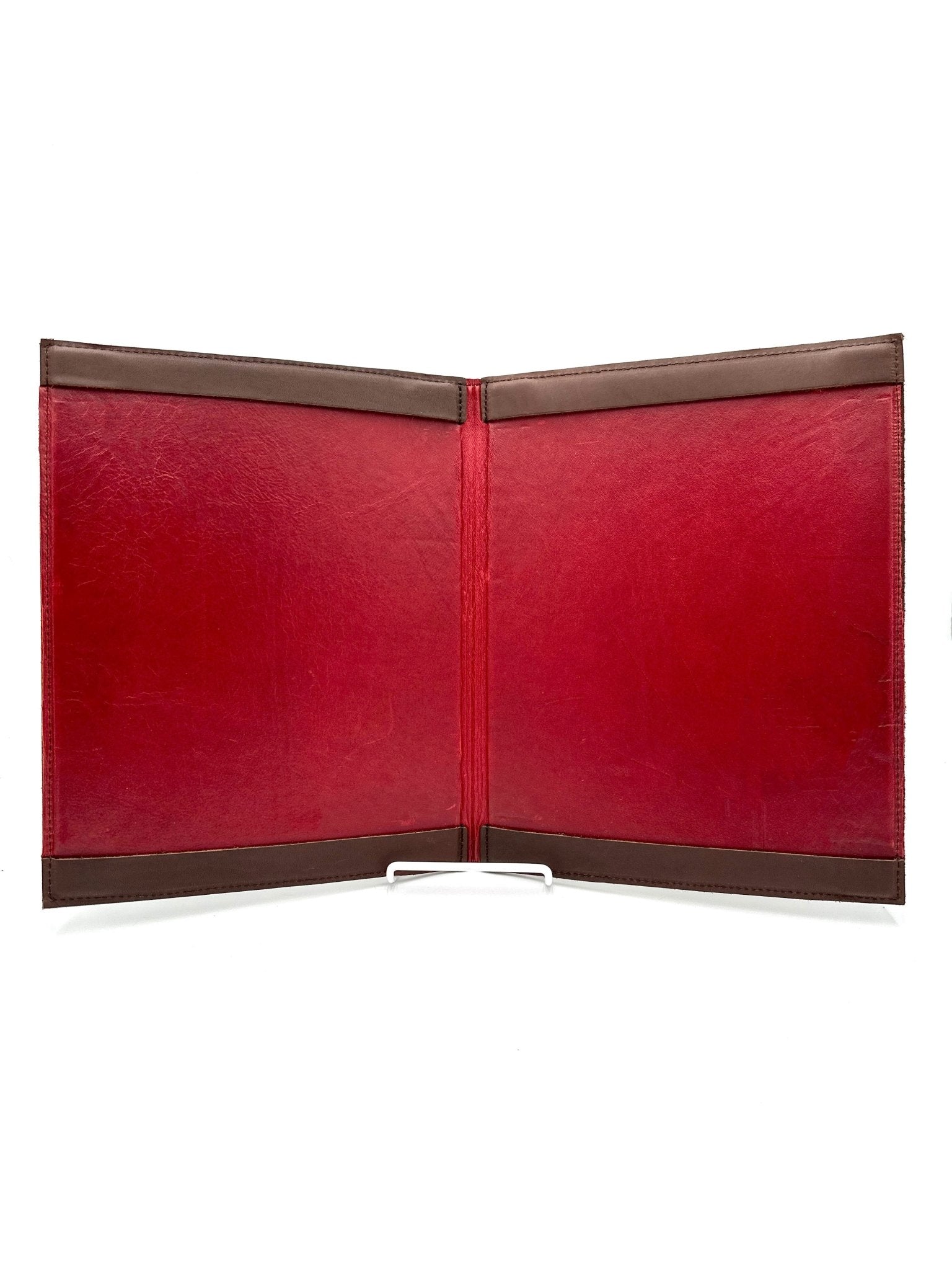 Stylish Leather Menu Book with Full Letter Inserts | Free