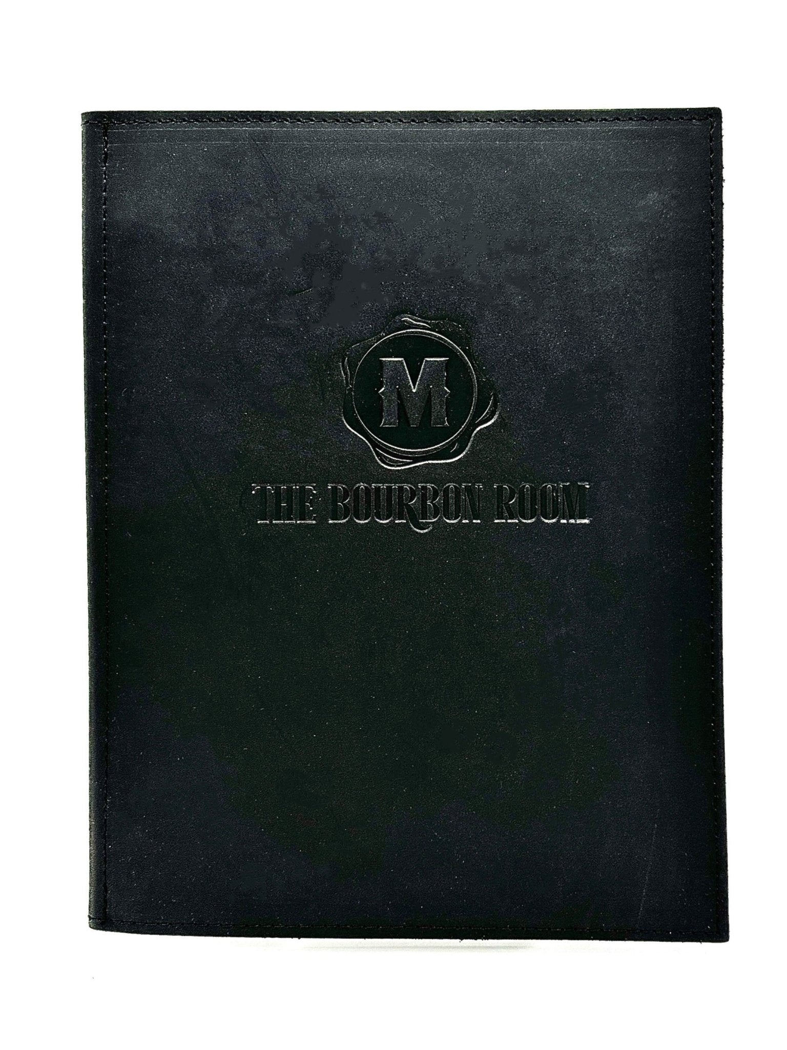 Full Letter Leather Menu Book with Chicago Screws | Free engraving