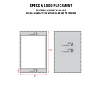 Leather Menu Flat - Half Letter (Landscape) - Savilino