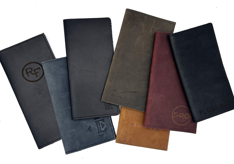 Leather Booklet Check Presenters (Medium) - Savilino