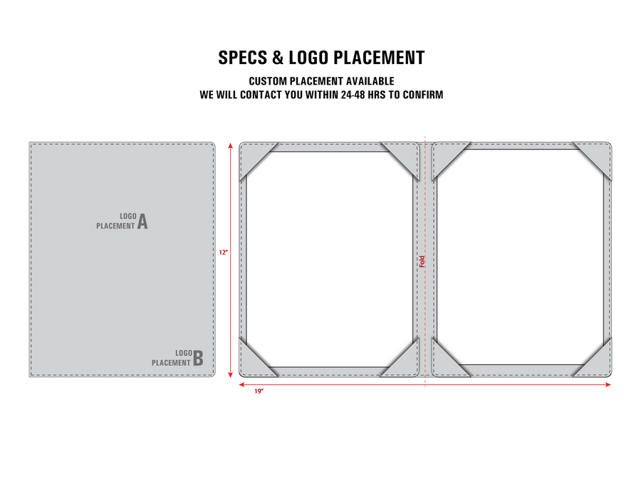 Corner Tab Insert Menu Leather Menu Book with Thick Inserts and Corner Tabs | Free engraving ...
