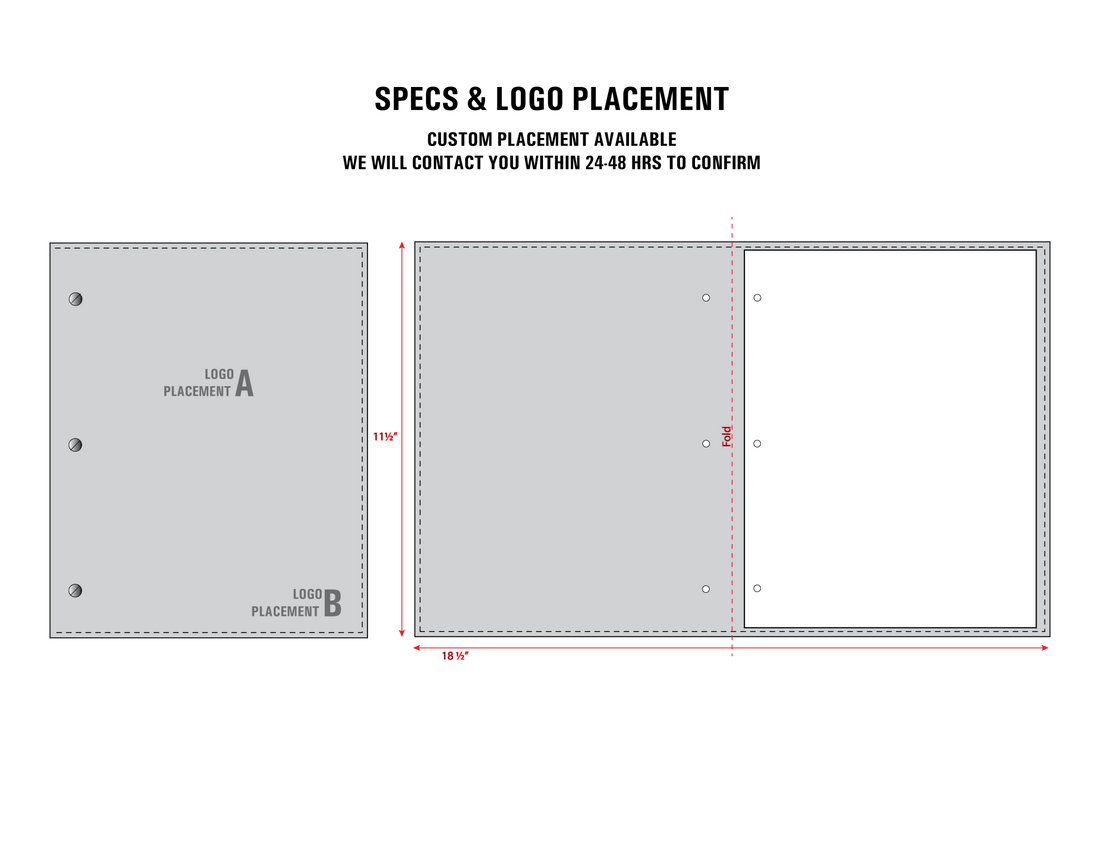 Leather Menu Book - Full Letter with Chicago Screws and Soft Cover - Savilino