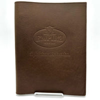 Leather Menu Book - Full Letter with Chicago Screws and Sturdy Cover - Savilino