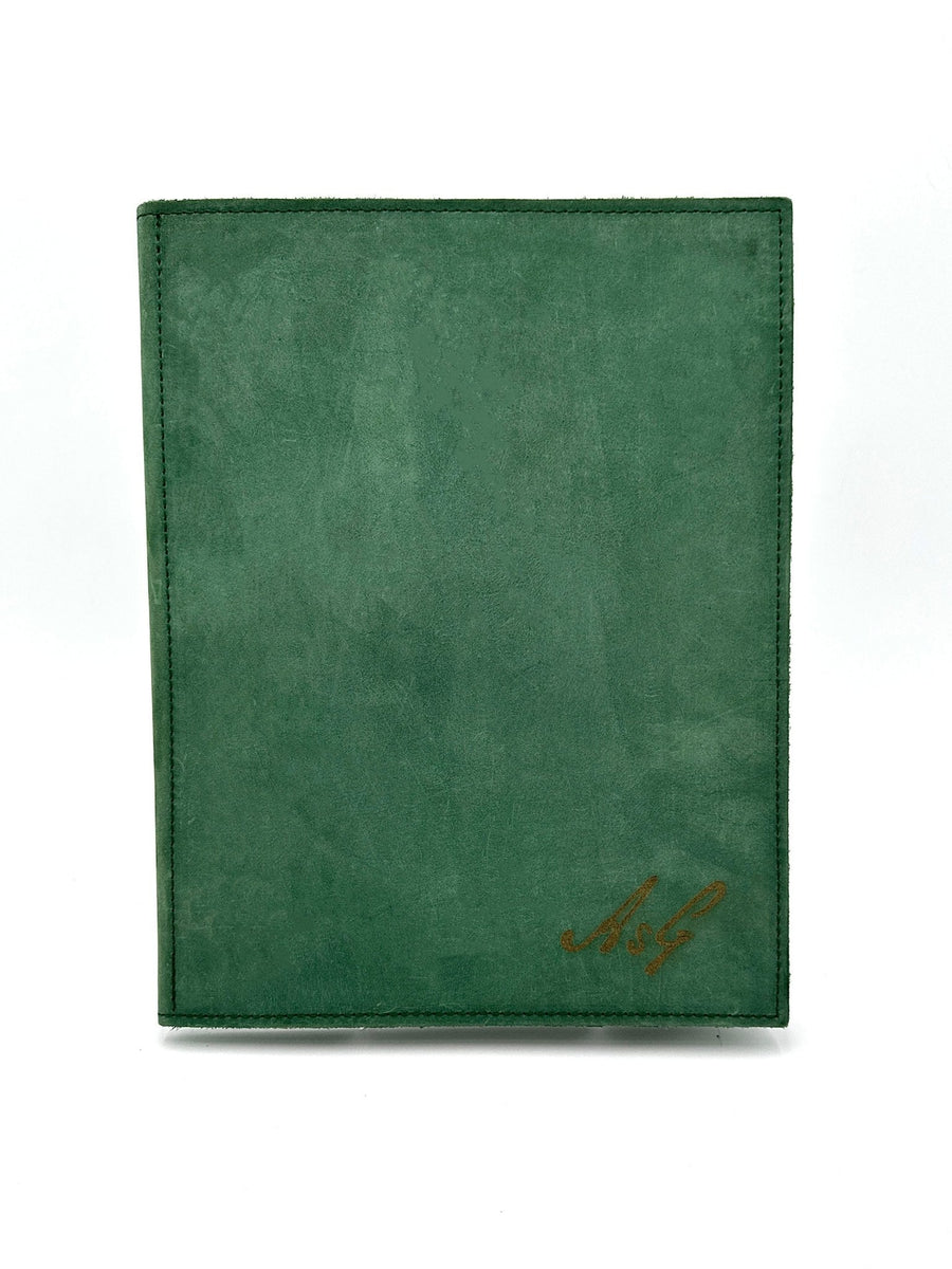 Leather Menu Book - Full Letter with Chicago Screws and Sturdy Cover - Savilino