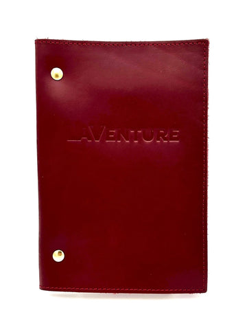 Leather Menu Book - Half Letter with Chicago Screws and Soft Cover - Savilino