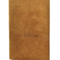 Leather Menu Book - Half Letter with Chicago Screws and Sturdy Back - Savilino