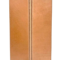 Leather Menu Book - Split Legal with Leather Strap and Sturdy Covers - Savilino