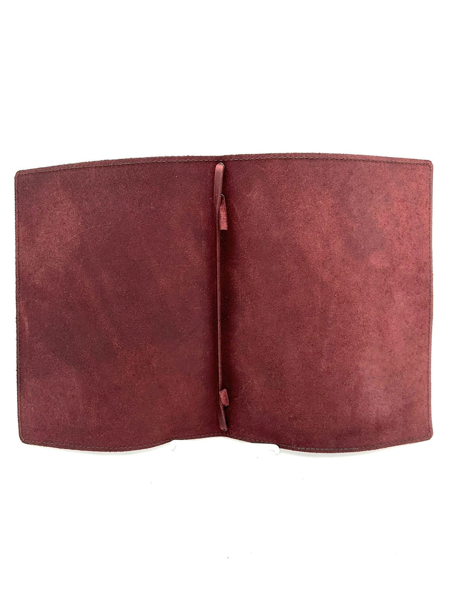 Leather Menu Book - Split Legal with Leather Strap (Landscape) - Savilino