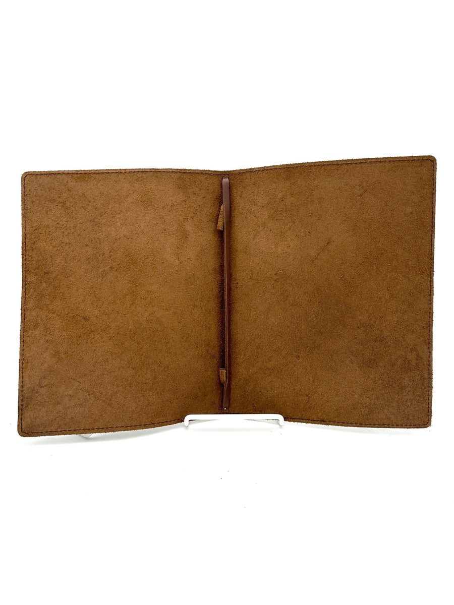 Leather Menu Book - Split Legal with Leather Strap (Landscape) - Savilino