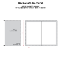 Leather Menu Book - Split Letter with Elastic and Beads (Landscape) - Savilino