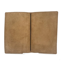 Leather Menu Book - Split Letter with Elastic and Beads (Landscape) - Savilino