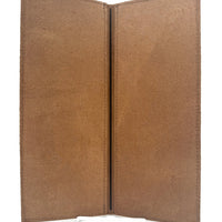 Leather Menu Book - Split Letter with Elastic and Beads (Portrait) - Savilino