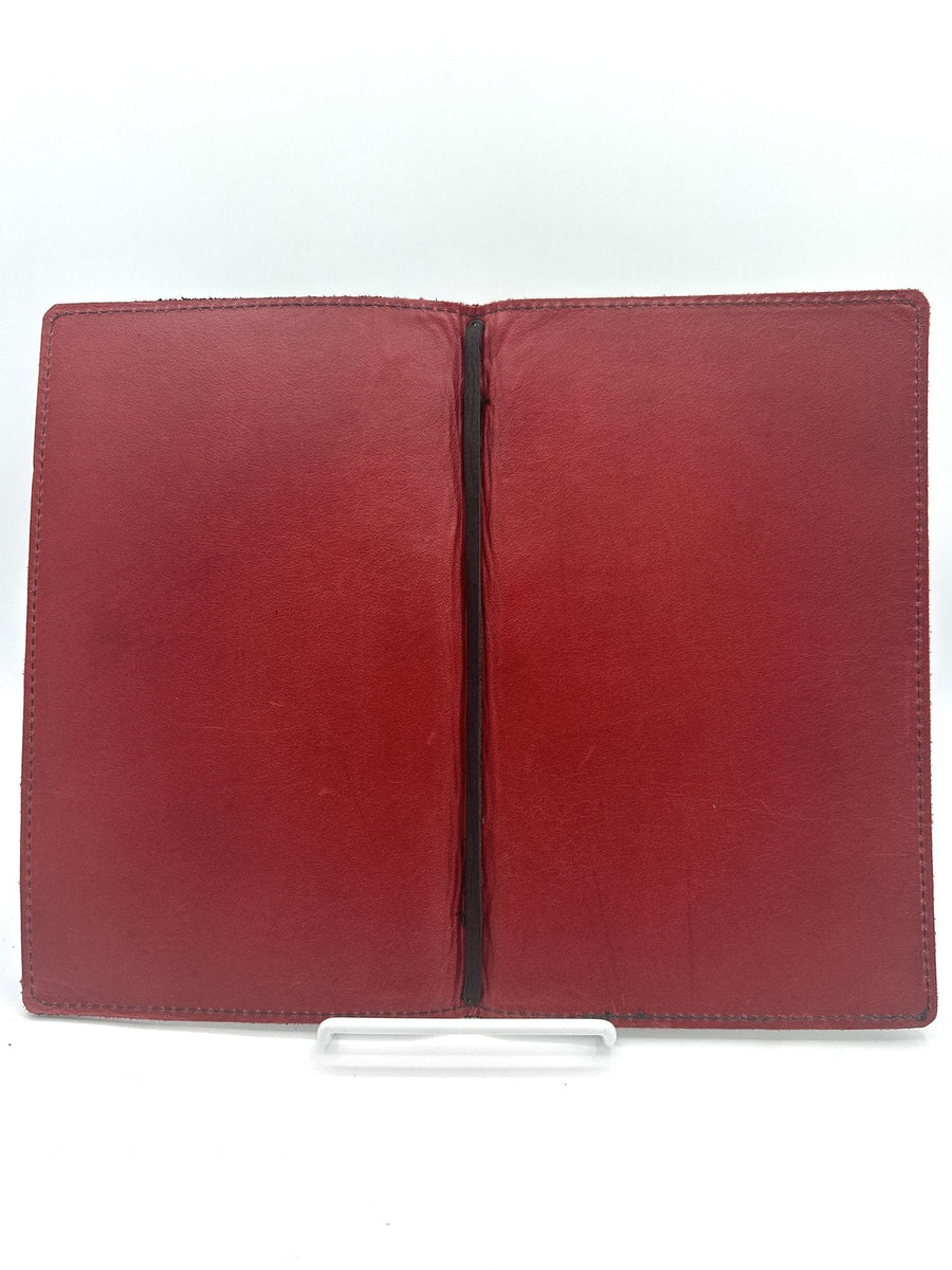 Leather Menu Book - Split Letter with Leather Strap (Landscape) - Savilino