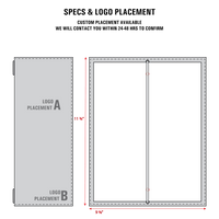 Leather Menu Book - Split Letter with Leather Strap, Sturdy Cover (Portrait) - Savilino