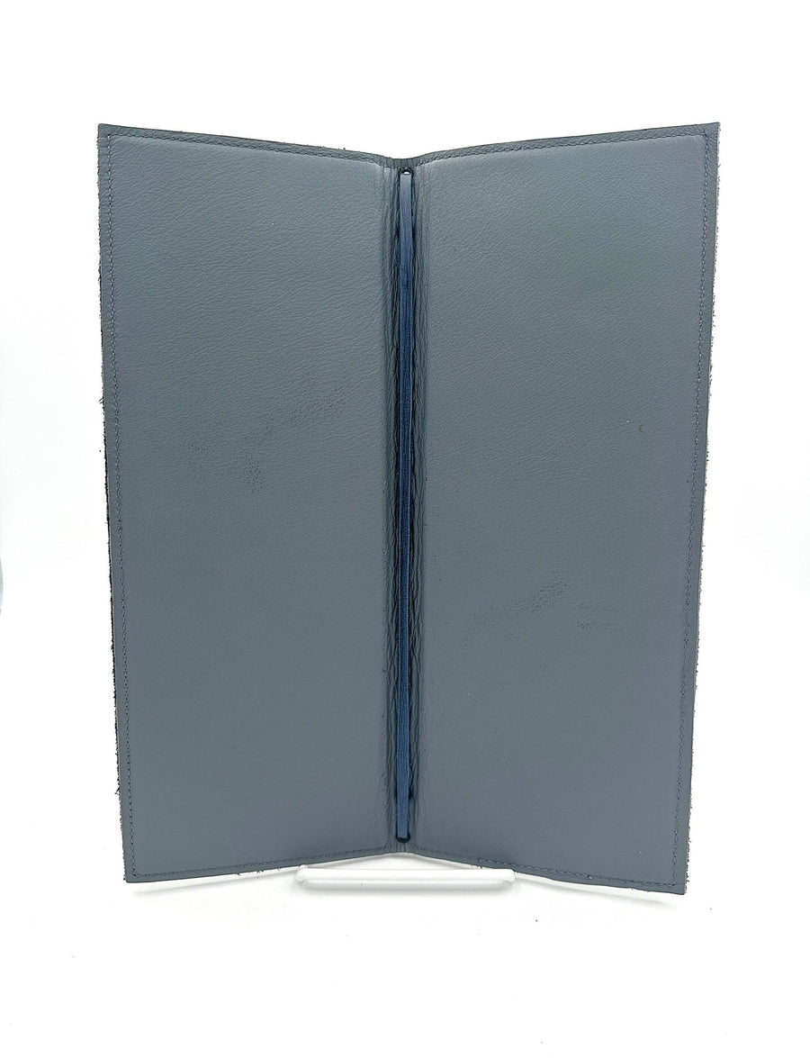 Leather Menu Book - Split Letter with Leather Strap, Sturdy Cover (Portrait) - Savilino