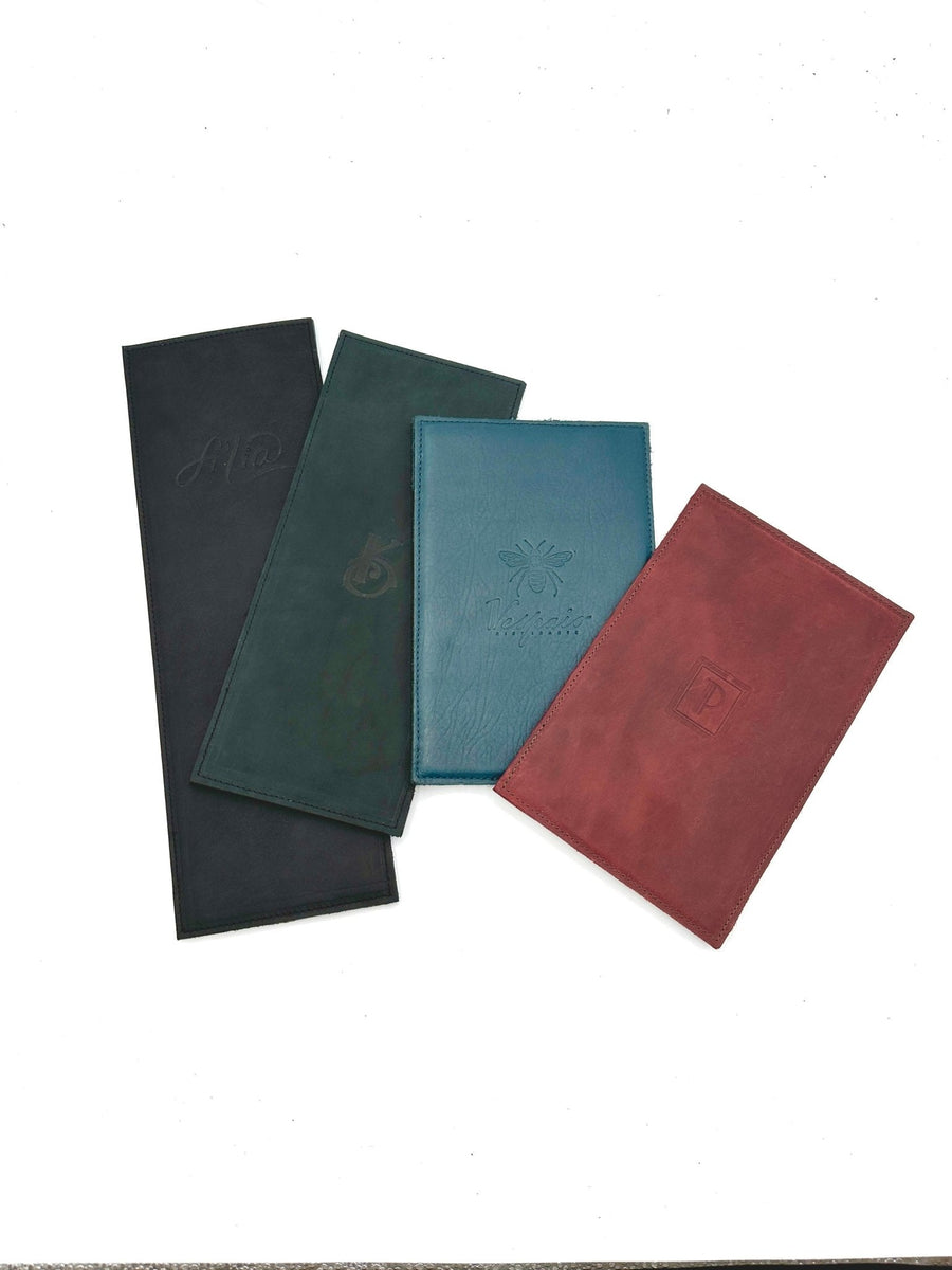 Leather Menu Flat - Half Legal (Portrait) - Savilino