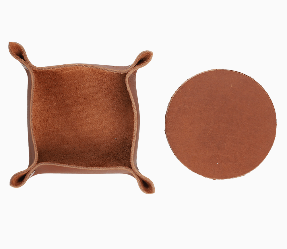 Leather Coaster Sets - Savilino
